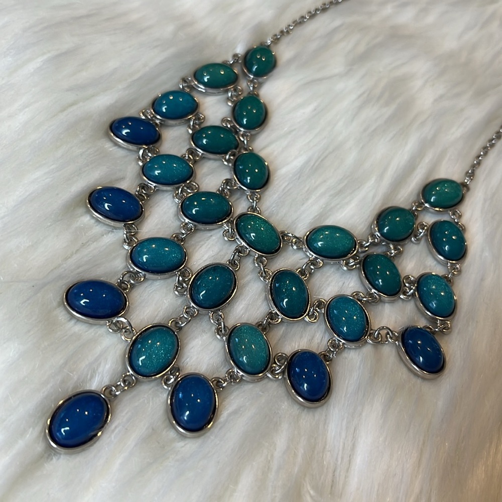 Downeast Blue & Silver Necklace